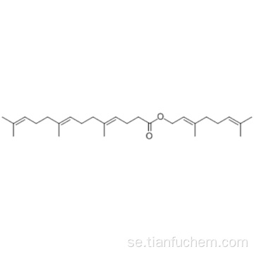 4,8,12-tetradekatrienoesyra, 5,9,13-trimetyl-, (57192370,2E) -3,7-dimetyl-2,6-oktadien-1-ylester, (57192371,4E, 8E) - CAS 51 -77-4